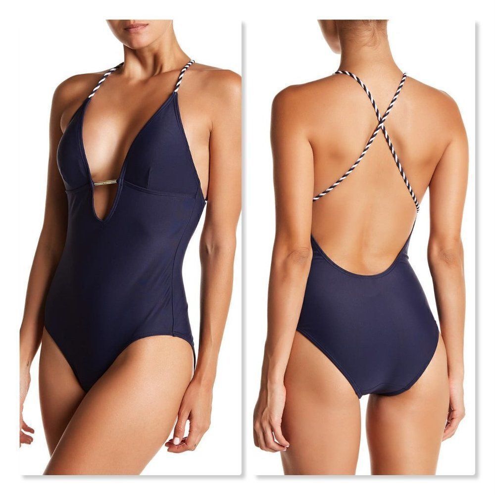 NEW Ted Baker Nolah Rope Tie One-Piece Swimsuit